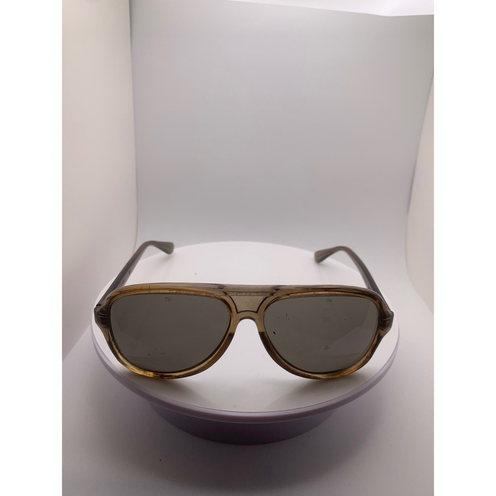 Clearview Taiwan 237 Aviator Glasses Brown Translucent Unisex CV Frames Only